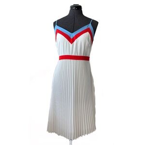 NWT White Pleated Dress